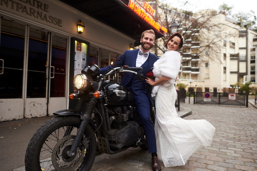 mariage à Paris en hiver
