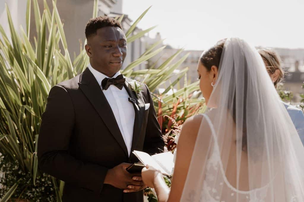 voeux personnels mariage ceremonie symbolique lus par la mariée