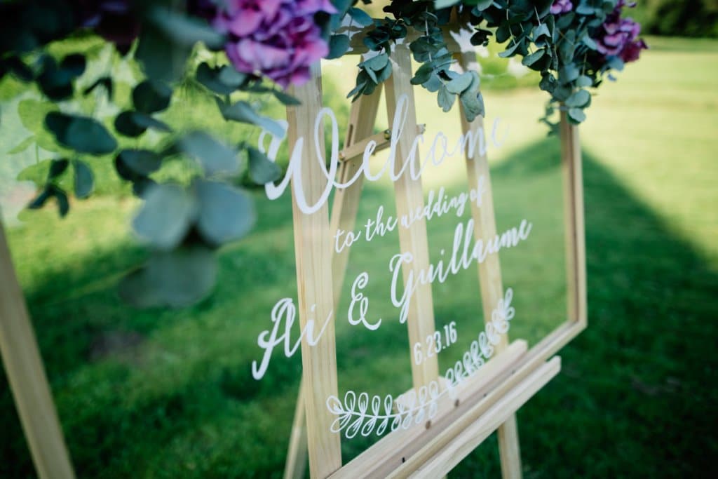 elegant chic wedding decoration