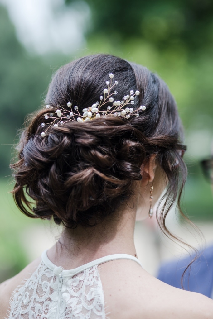 chignon mariée