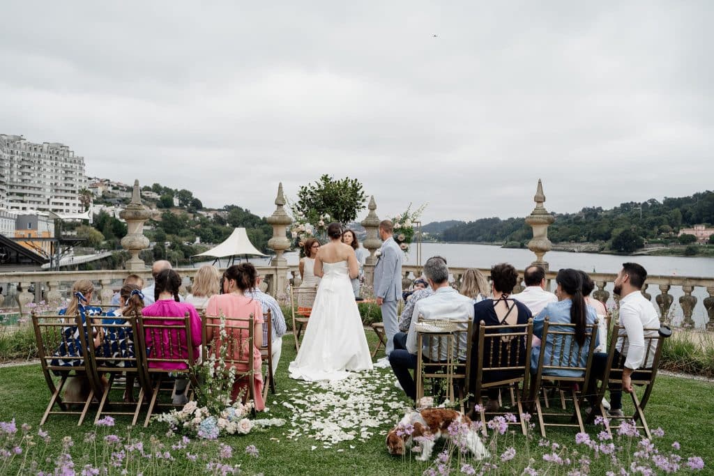 ceremonie mariage portugal face au Douro